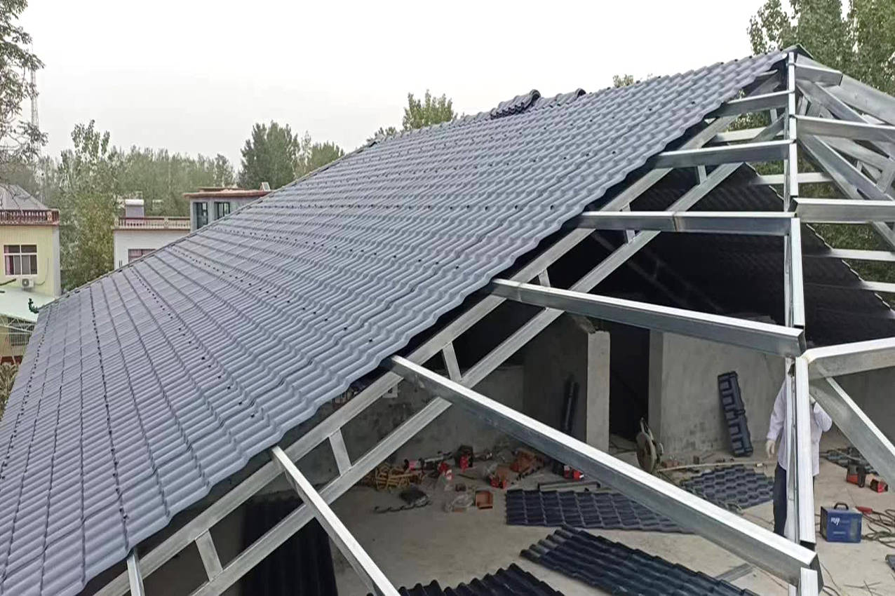 新型高耐候建材合成树脂瓦，房屋美了，安全指数也高了(图3)