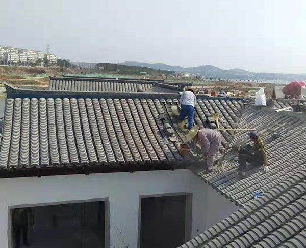 新型高耐候建材合成树脂瓦，房屋美了，安全指数也高了(图7)