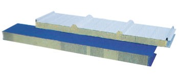 彩钢复合板面板及底板与保温芯材通过粘结剂复合维护板材(图3)