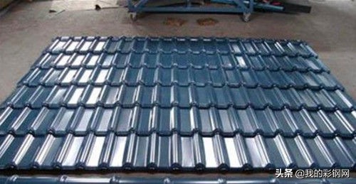 彩钢琉璃瓦如何安装？如何正确安装施工放线的造型？
(图1)