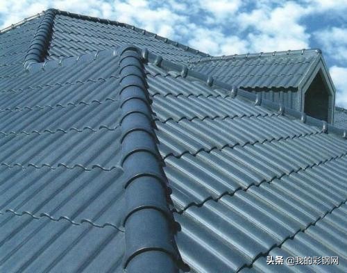 彩钢琉璃瓦如何安装？如何正确安装施工放线的造型？
(图4)