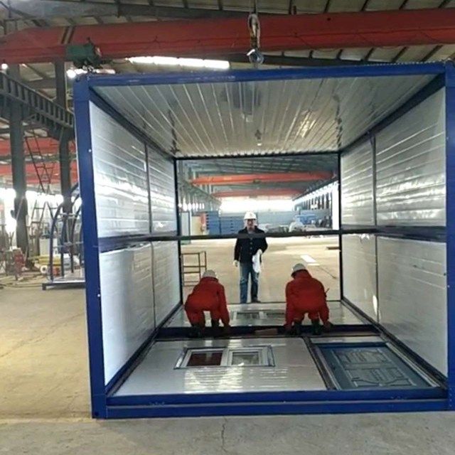 工地彩钢快装房安装方便，房子的所有部件在工厂内完成(图8)