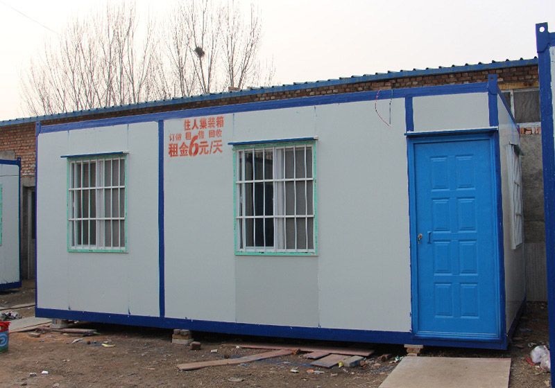 工地彩钢快装房安装方便，房子的所有部件在工厂内完成(图17)