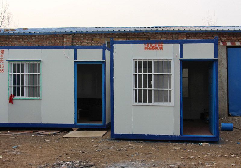 工地彩钢快装房安装方便，房子的所有部件在工厂内完成(图19)