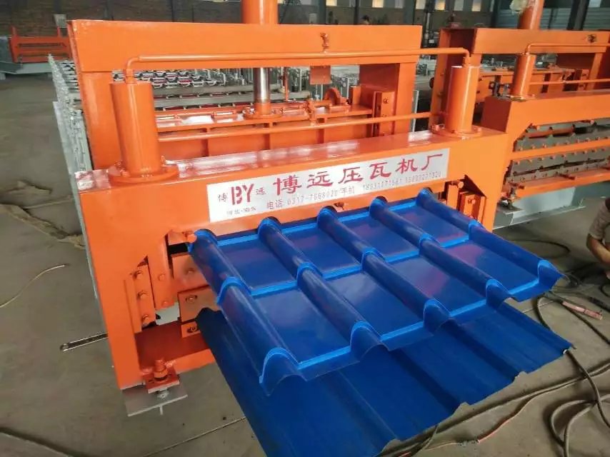 
河南天志彩钢板高空压瓦机机设备(图6)