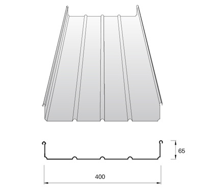 供应彩钢压型板-380-760咬合式-475型
(图3)