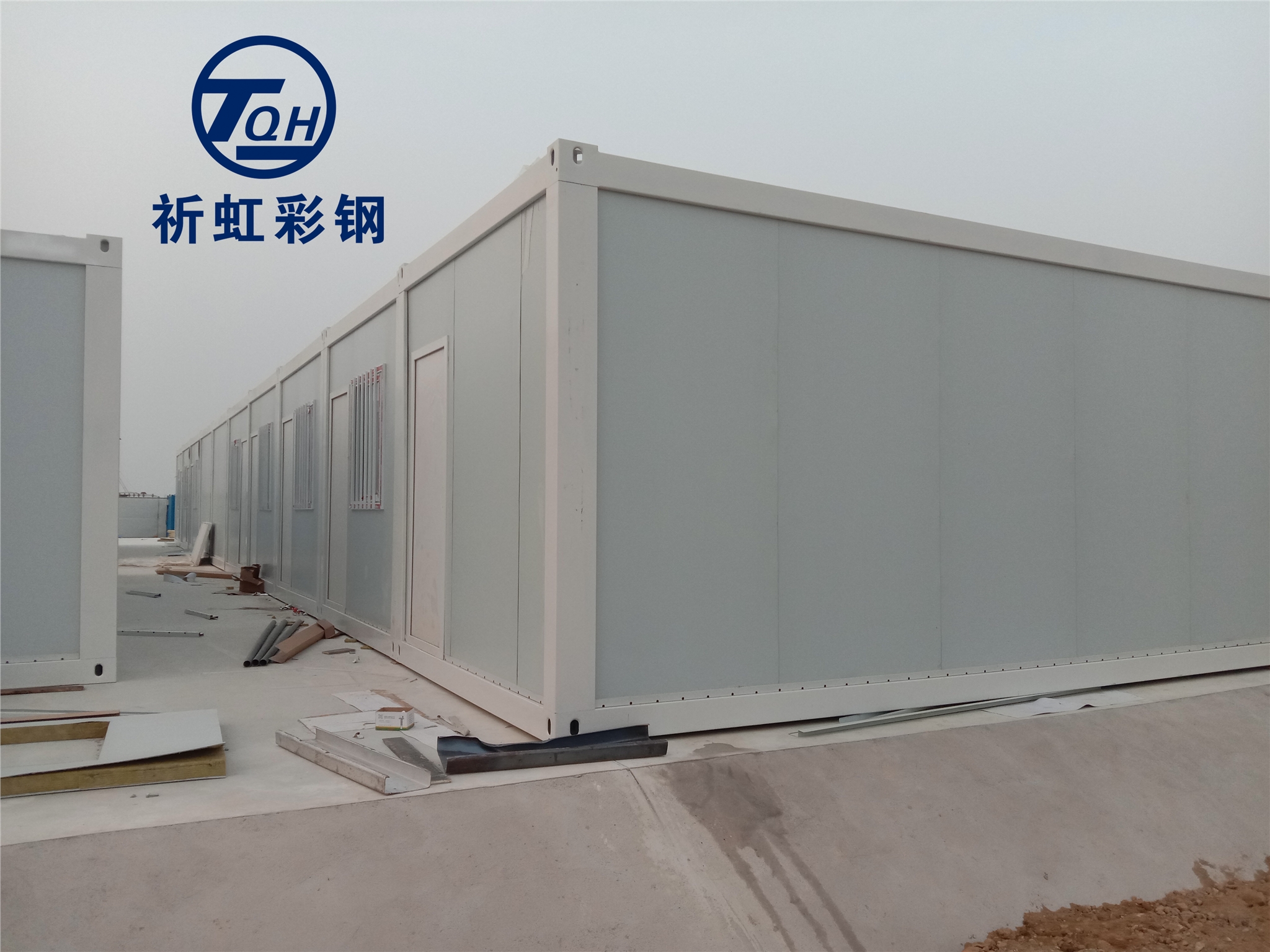 张家口长林彩钢厂常年大量回收出售活动房，活动板房估价
(图4)