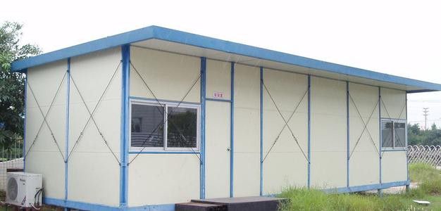 建筑群之间和建筑物室内，夏季要有良好的自然通风，专业彩钢活动板房(图1)