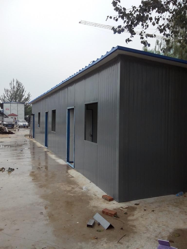 北京专业彩钢房换顶钢结构厂房库房搭建厂房增层施工制作

(图4)