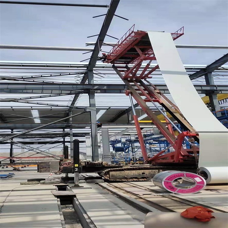 保亭县840型号高空压瓦机出租彩钢瓦现场压瓦全自动(组图)(图10)