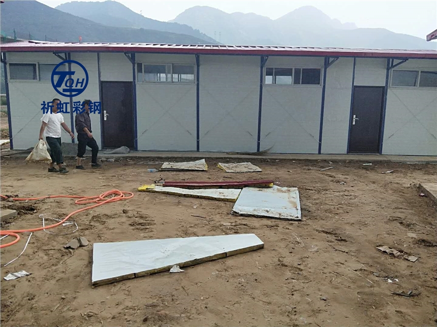 活动板房与建楼房差不多的安装和材料识别(图5)