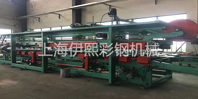 上海伊熙彩钢机械彩钢夹芯板复合机生产的夹芯板可以赚多少(图5)