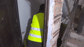 长春大街与向阳街的交会处道内违建被拆除还公共空间于民(图1)