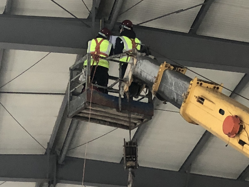 钢结构网架检测案例：杭州XX中心屋面层网架安全性检测(图2)