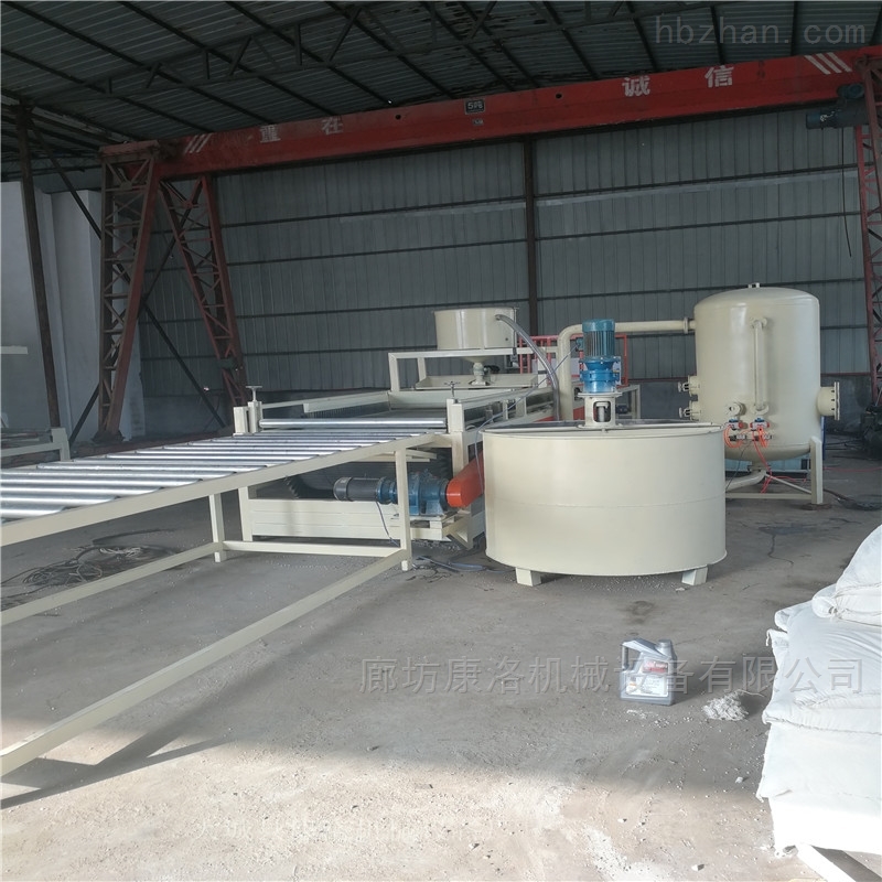 改性硅岩彩钢夹心板设备净化板彩钢夹芯板设备(图1)