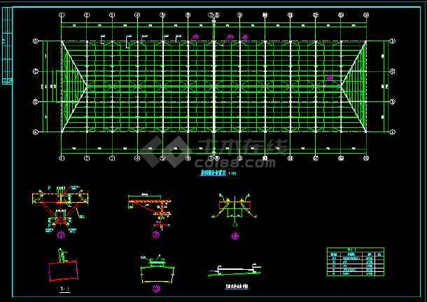 钢屋架、钢网架、金属结构工程的区别及计算方法(图3)