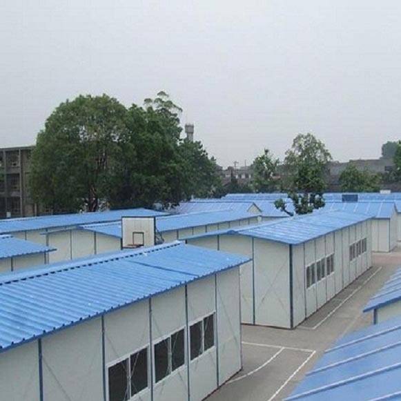 工业工厂临时活动房活动板房预制活动房﹑建筑工地彩钢瓦板房(图2)