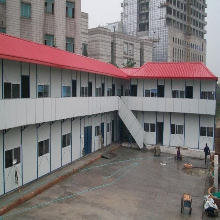 河北岩棉板彩钢房张家口工地用临建房.新型高端设计(组图)(图1)