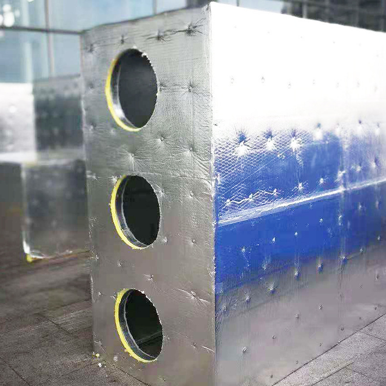 山东创新建材成套设备有限公司标题：双面镁质彩钢风管(图2)