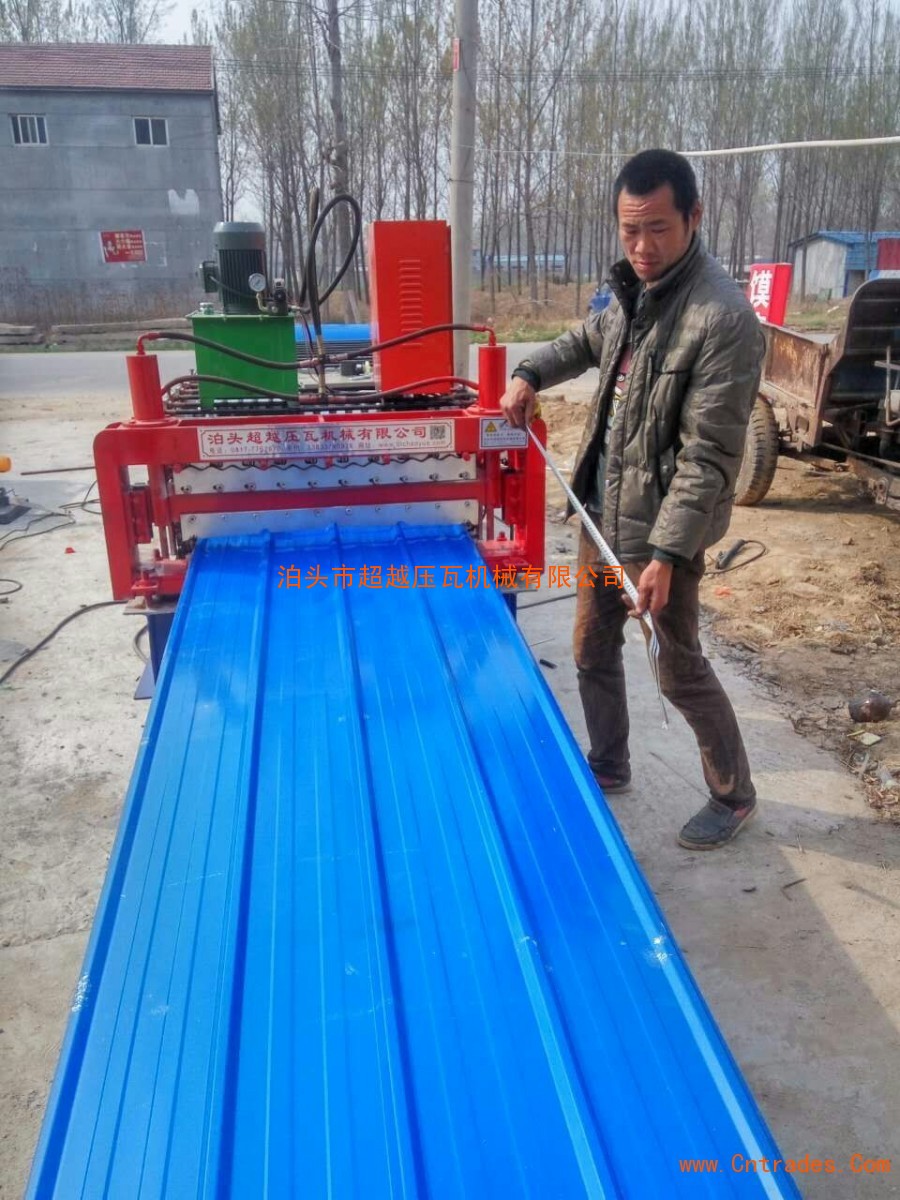 910型全自动彩钢压瓦机成型压瓦机系列楼承板系列压瓦机现货报价(图5)