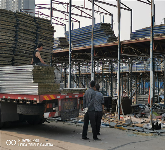 大连彩板房加工定制--工地用、住人内部尺寸(图2)