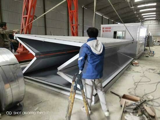 西藏永诚折叠集装箱活动房的安装过程与步骤视频吧！(图2)