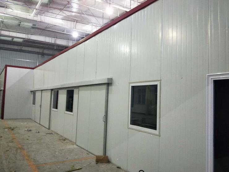 夹芯彩钢板施工彩钢板工程,搭建钢结构厂房(组图)(图3)