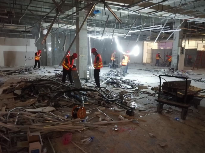 房屋拆除时要注意的事项有哪些？上方必须拆除至梁底(图1)