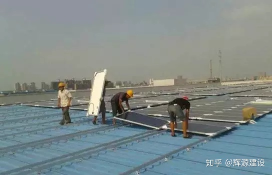 彩钢瓦屋面建设要求彩钢屋面光伏发电项目的布置方式布置
(图22)