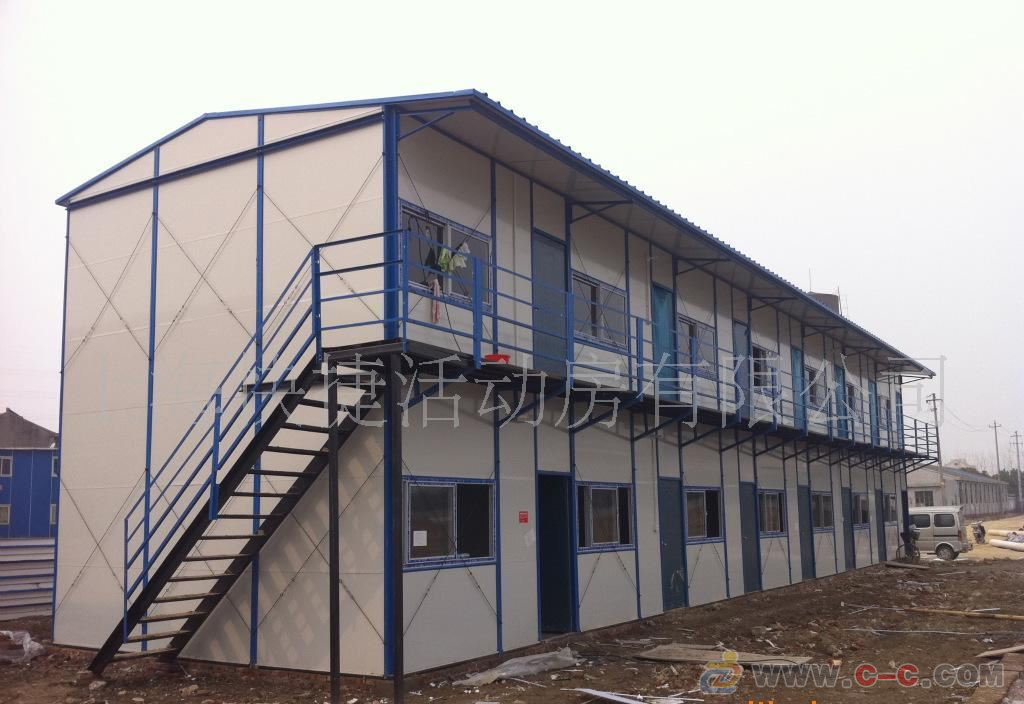 CAD图纸CAD彩钢活动房双层雅致彩钢房CAD图，图纸双层活动房图纸(图4)