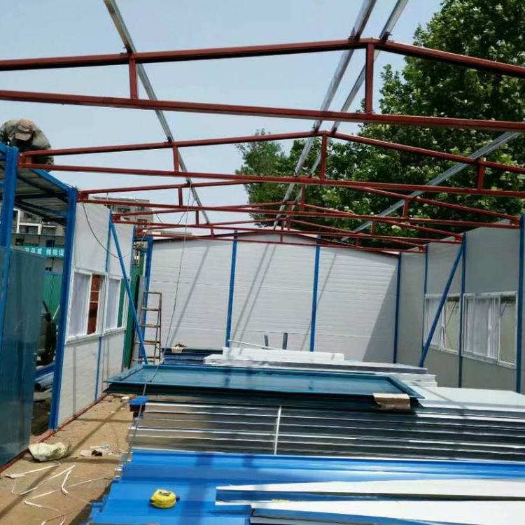 天津市同鑫二手彩钢板房安装-彩钢活动房门窗(图1)
