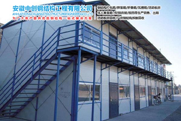 
惠山二手彩钢活动房回收厂家哪里有安徽中创钢结构工程有限公司(图2)