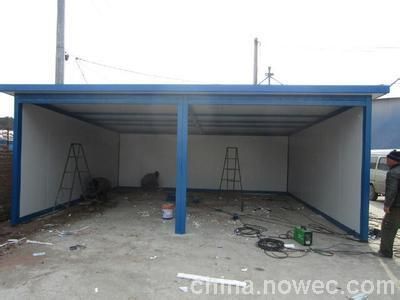 铁皮厂房板房简易棚雨棚锌瓦工程施工以及回收材料；
(图6)