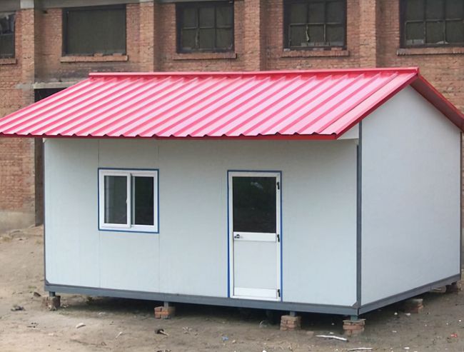 救灾活动板房为钢木结构，简单居住方便实用的选择


(图1)