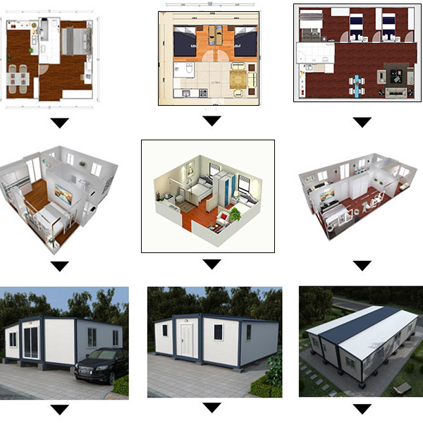 闭合状态下所占空间少，一个40高柜可以装载2套(图6)
