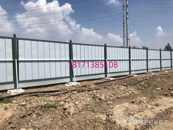 湖北骅构金属有限公司彩钢围挡装拆便捷:彩钢金属围挡(图2)