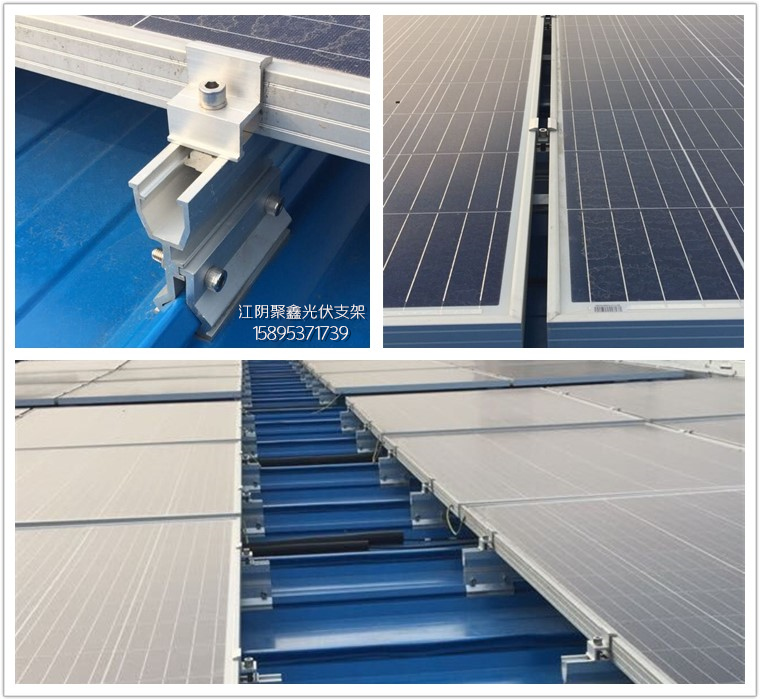 
彩钢屋面光伏电站设计方案中有几个重要的注意事项：工程施工
(图9)