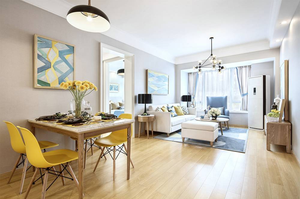 
最新85平小户型北欧极简装修效果图案例分享给你们！(图1)