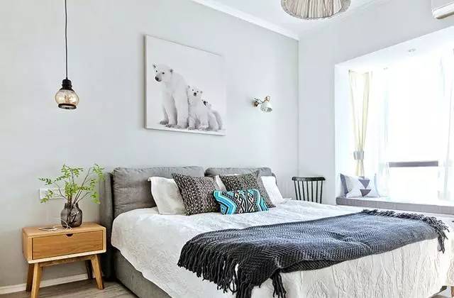 
最新85平小户型北欧极简装修效果图案例分享给你们！(图14)