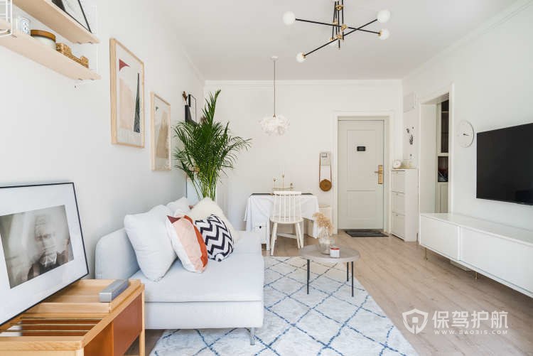 
最新85平小户型北欧极简装修效果图案例分享给你们！(图6)