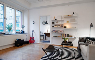 
最新85平小户型北欧极简装修效果图案例分享给你们！(图7)