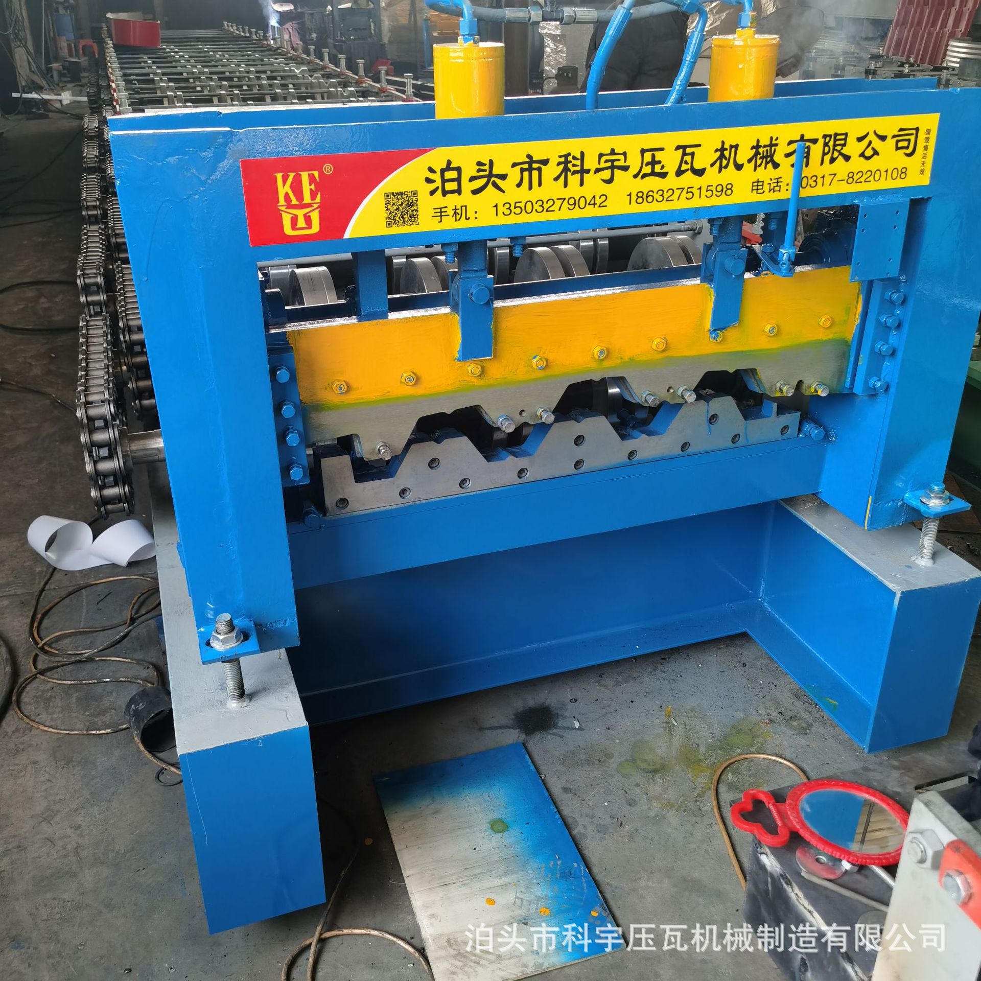 820型楼承板机设备主要特点及适应主体钢结构快速施工(图7)