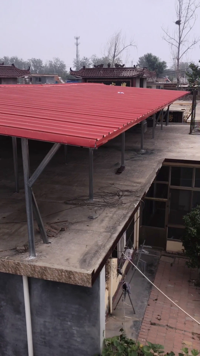 彩钢顶在农村确实是越来越多家庭自建房的重要原因(图1)