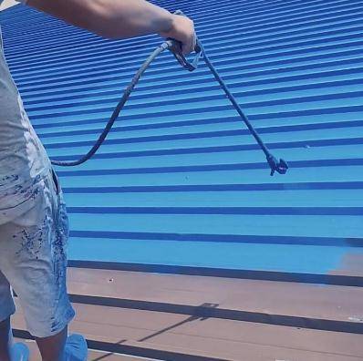 彩钢喷漆后一年不掉色，八年不爆裂起皮任何材料(图2)