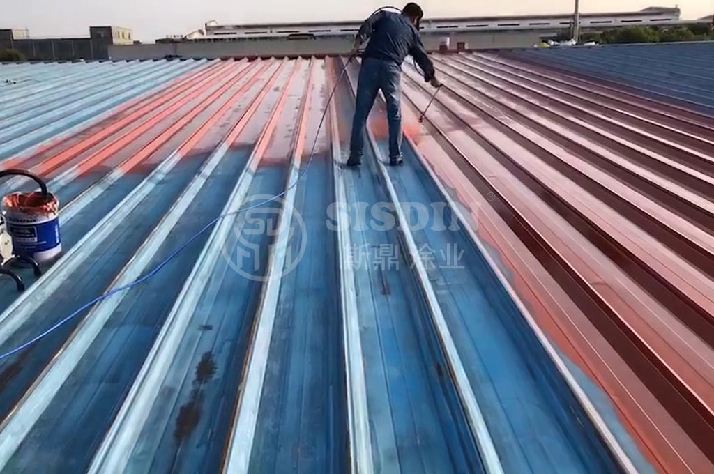 彩钢喷漆后一年不掉色，八年不爆裂起皮任何材料(图5)