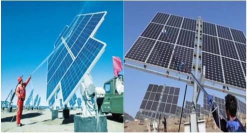 光伏工程施工质量要求见附录A二、安装工程工艺组件支架(图35)