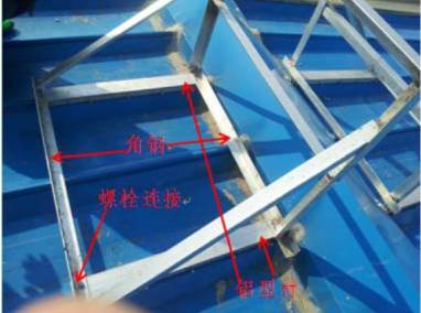 光伏工程施工质量要求见附录A二、安装工程工艺组件支架(图38)