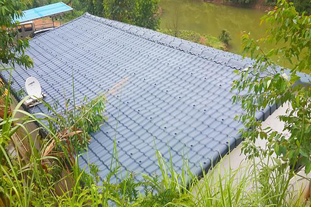 养殖场屋面使用合成树脂瓦完善标准化养殖环境及饲养技术体系(图1)