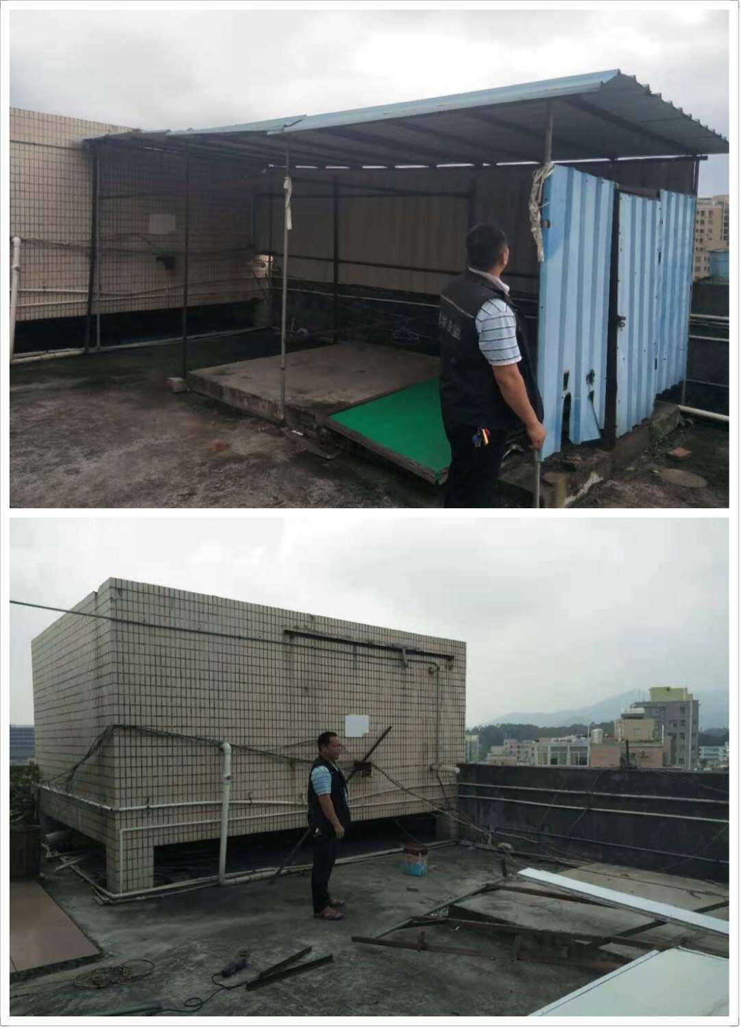 “这些彩钢棚被拆除我们每天悬着的心终于放下了”(图1)