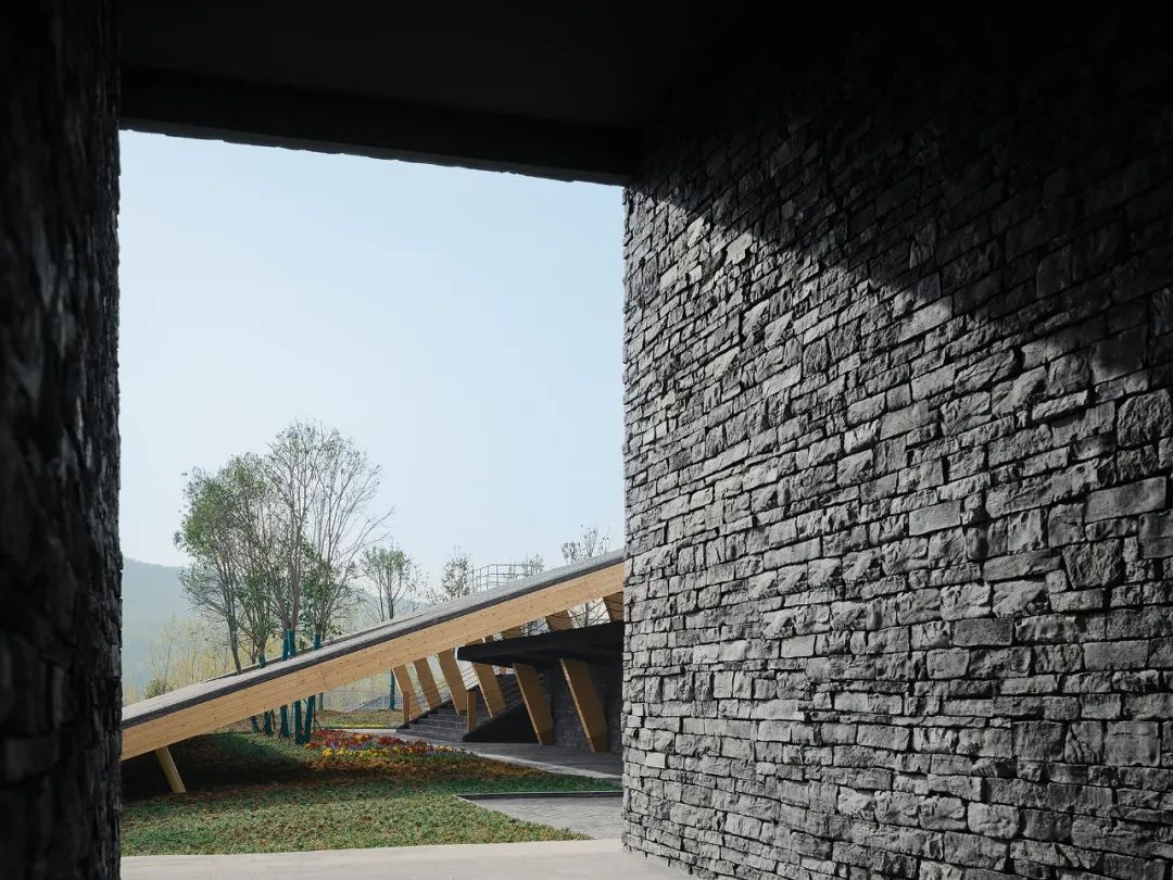 青龙湖水质监测瞭望观景亭鸟瞰图(图13)